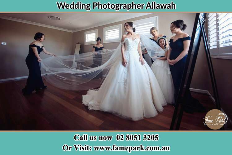 Photo of the Bride and her secondary sponsors getting ready Allawah NSW 2218