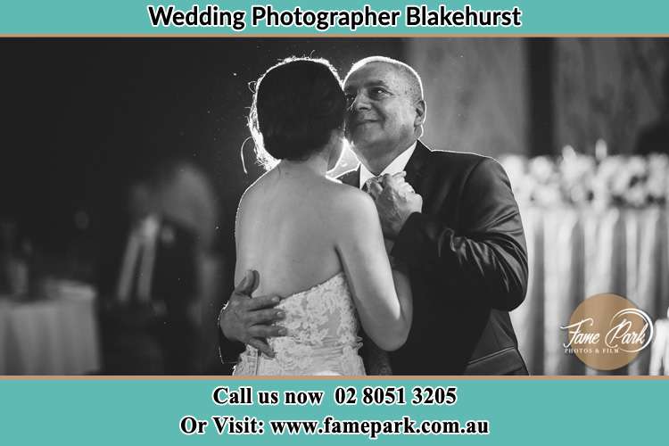 Photo of the Bride dancing with her father Blakehurst NSW 2221