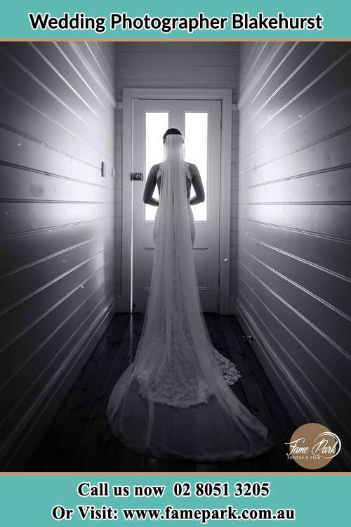 Photo of the Bride going out the door Blakehurst NSW 2221