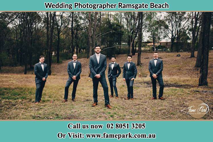 Photo of the Groom and the groomsmen Ramsgate Beach NSW 2217