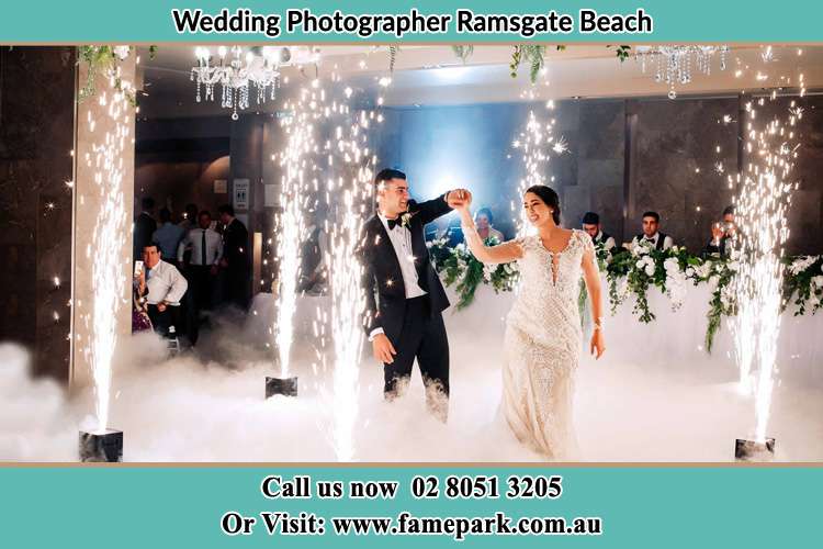 Photo of the Groom and the Bride dancing Ramsgate Beach NSW 2217